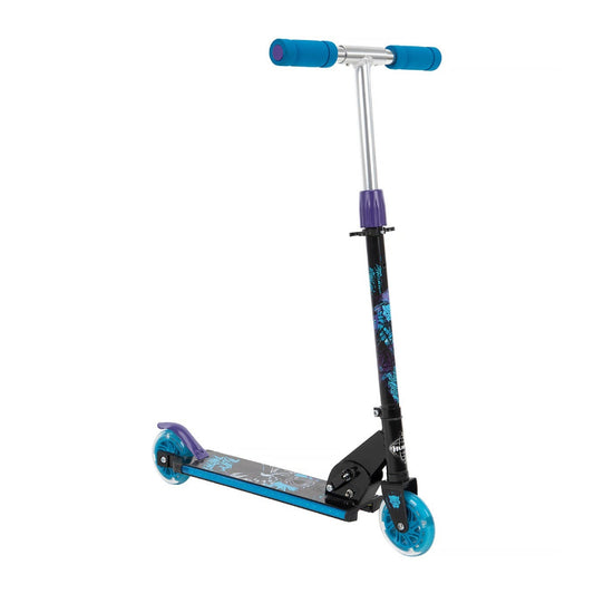 Huffy Marvel Black Panther Electro-Light Inline Scooter - Black/Blue