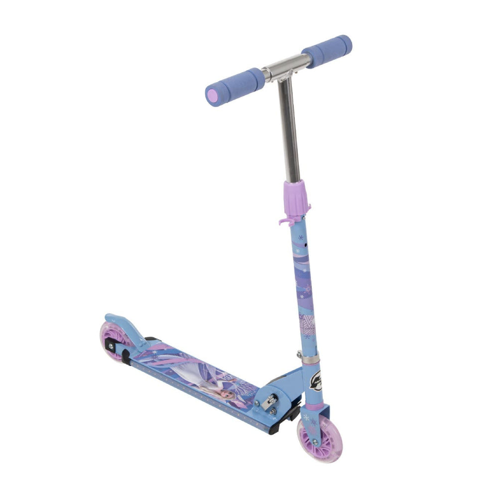 Patinete en línea eléctrico para niños Huffy Disney Frozen ll, color azul