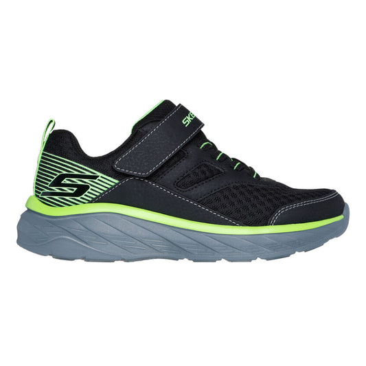 Skechers Boy's Boundless Sneakers (Size 3) - Black/Lime