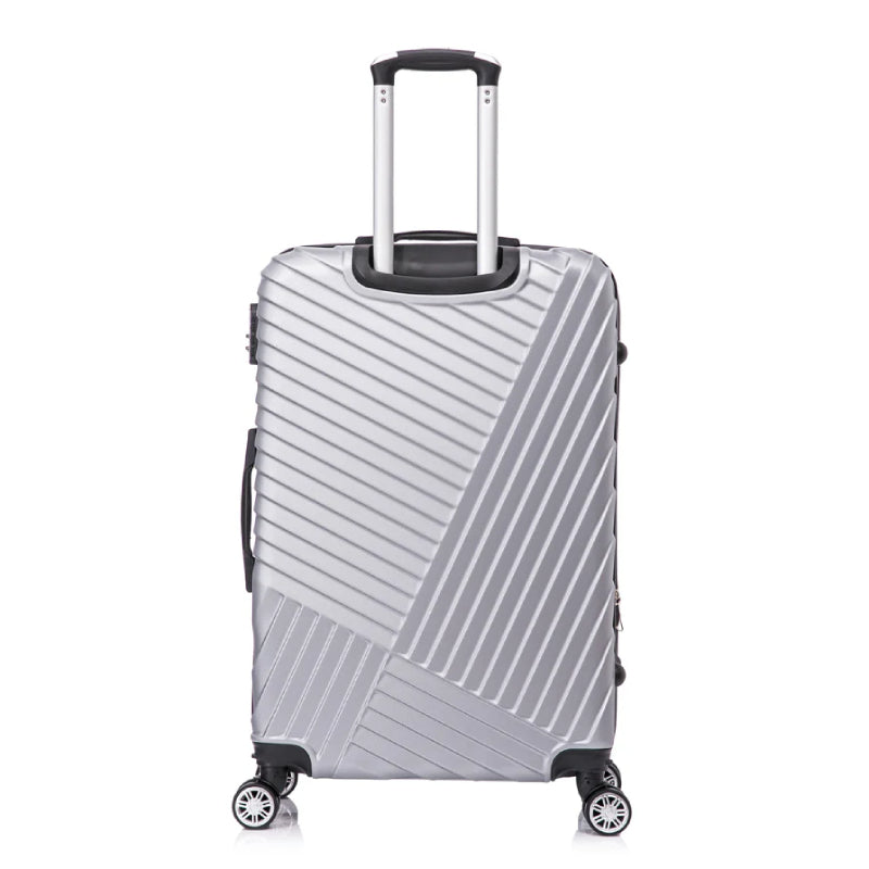 Toscano Prodigio 30" Luggage Suitcase - Titanium Silver