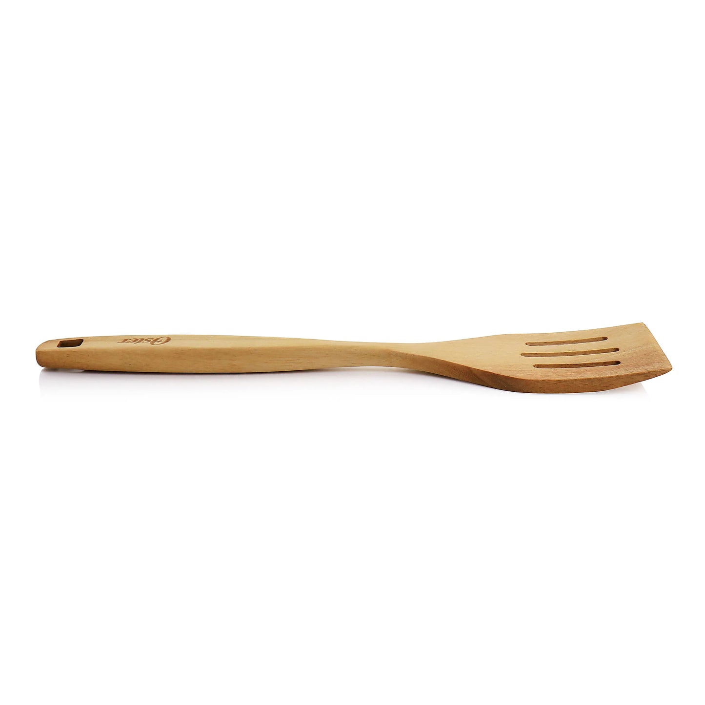 Oster Acacia Wood Slotted Turner - Light Brown