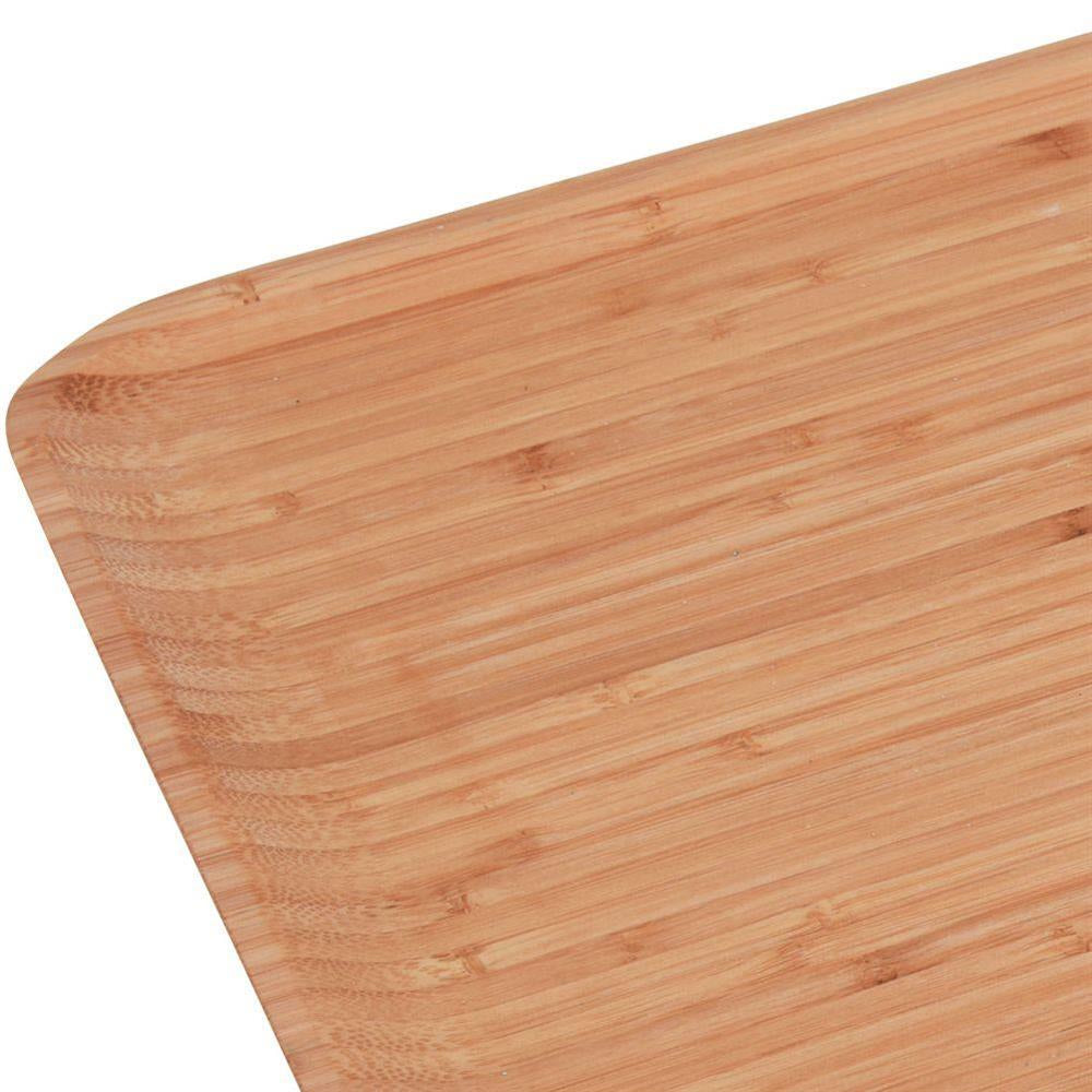 Koopman Bamboo Wooden Plate, Brown