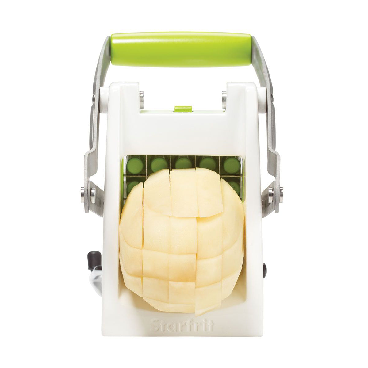 Starfrit Pro Fry Cutter and Cuber - Green/White