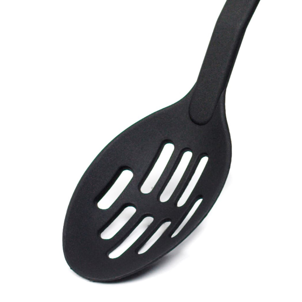 IMUSA Nylon Slotted Spoon - Black/Gray