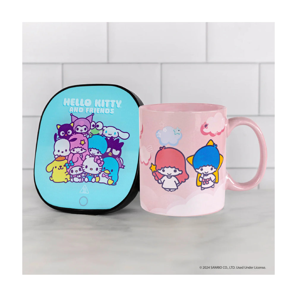 Calentador de tazas con taza Little Twin Stars de Hello Kitty MW1/KIT/LT1 Friends