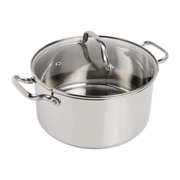 Olla sopera de 5 cuartos con tapa T-fal E7584674 Performa - Plateada