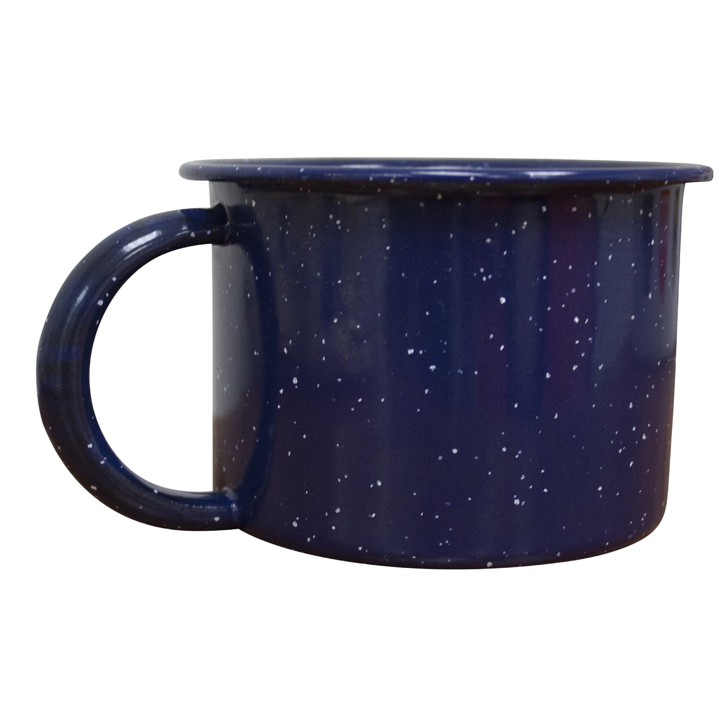 Taza IMUSA de esmalte moteado de 1,25 cuartos de galón, color azul