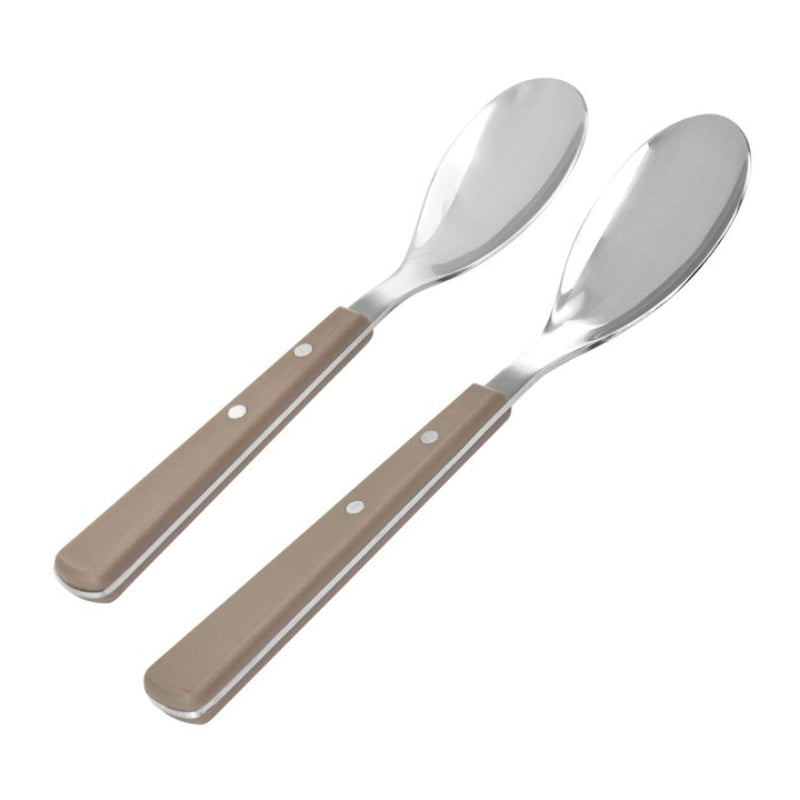 Martha Stewart Garden Cottage Stainless Steel Flatware Set (16-Pieces) - Taupe