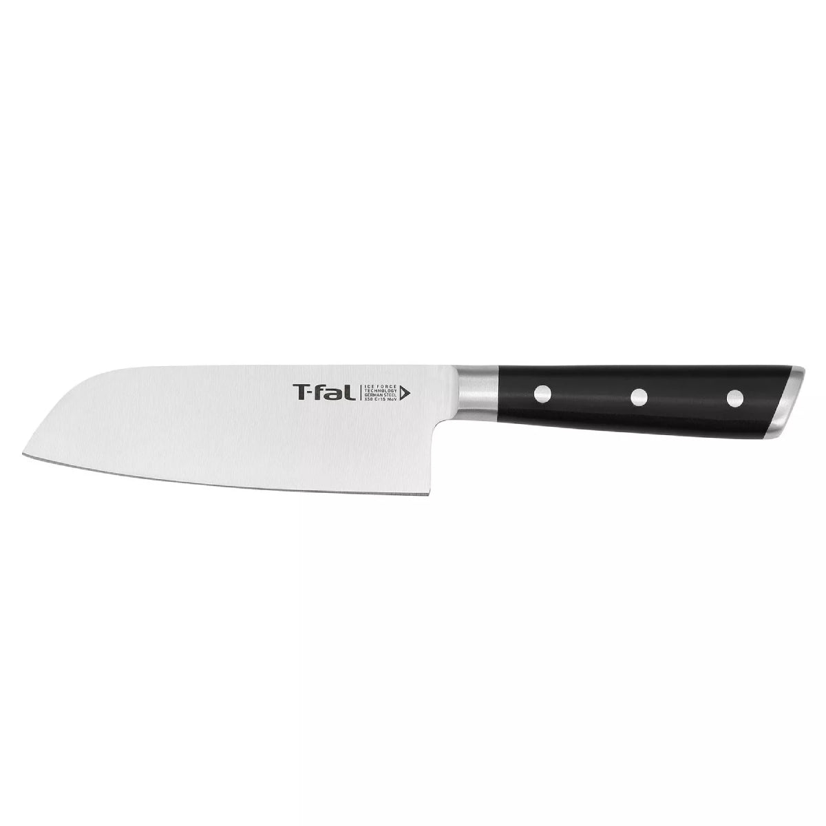 T-fal K2820664 7" Santoku Knife - Black/Stainless Steel