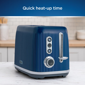 Oster Impressions Collection 2-Slice Toaster with Quick-Check Lever - Blue