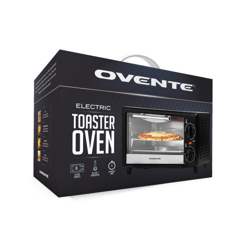 Horno tostador de encimera Ovente TO2808B - Negro