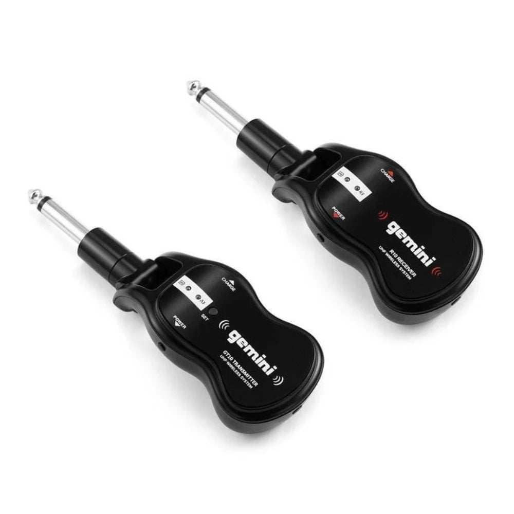 Sistema de guitarra inalámbrico UHF Gemini GMU/G100 - Negro