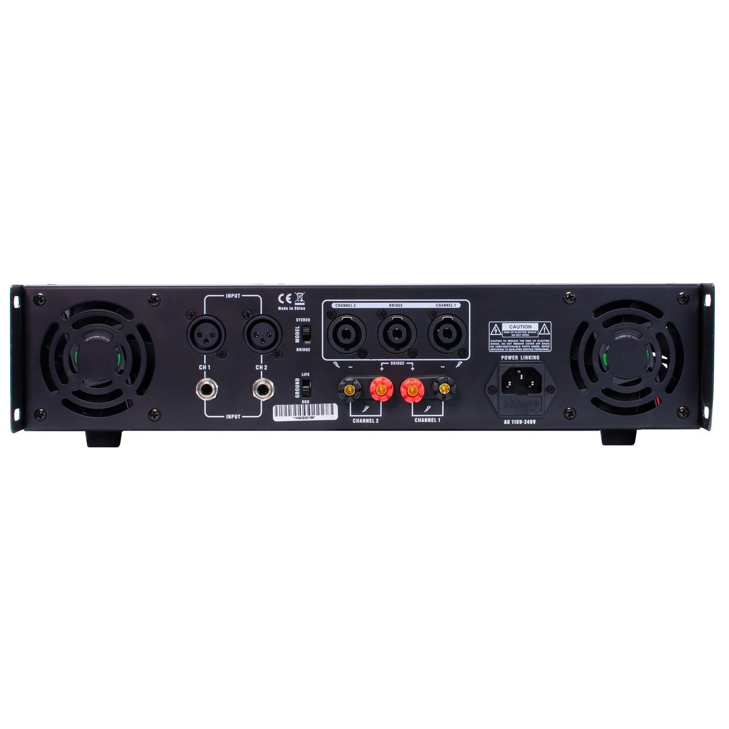 Gemini XGA-2000 Professional DJ Power Amplifier - Black