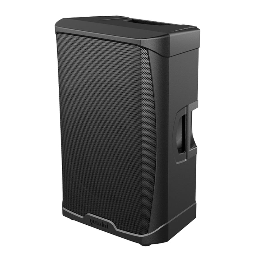 Altavoz Bluetooth activo profesional de 2 vías Gemini GD-215PRO de 15" y 1200 W, color negro