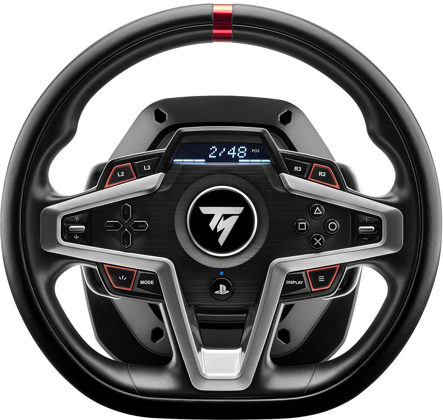 Volante de carreras y pedales magnéticos Thrustmaster T248, color negro