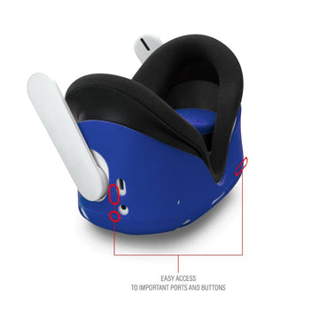 Hyperkin GelShell Headset Silicone Skin and Lens Cover Set for Oculus Quest 2 - Blue