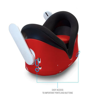 Hyperkin GelShell Headset Silicone Skin and Lens Cover Set for Oculus Quest 2 - Red