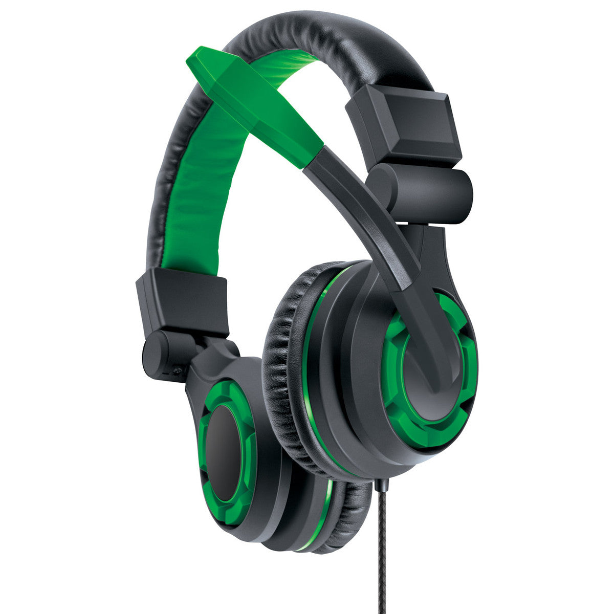 Auriculares con cable para juegos DreamGear DGXB1-6615 GRX-340 con diadema, color negro y verde