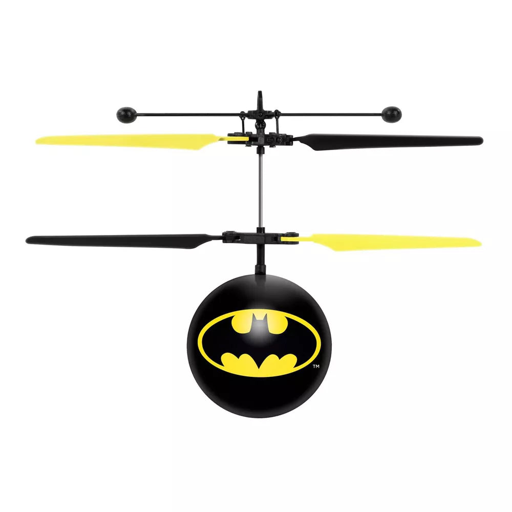 Helicóptero con forma de ovni de Batman de la Liga de la Justicia de DC con infrarrojos de World Tech Toys