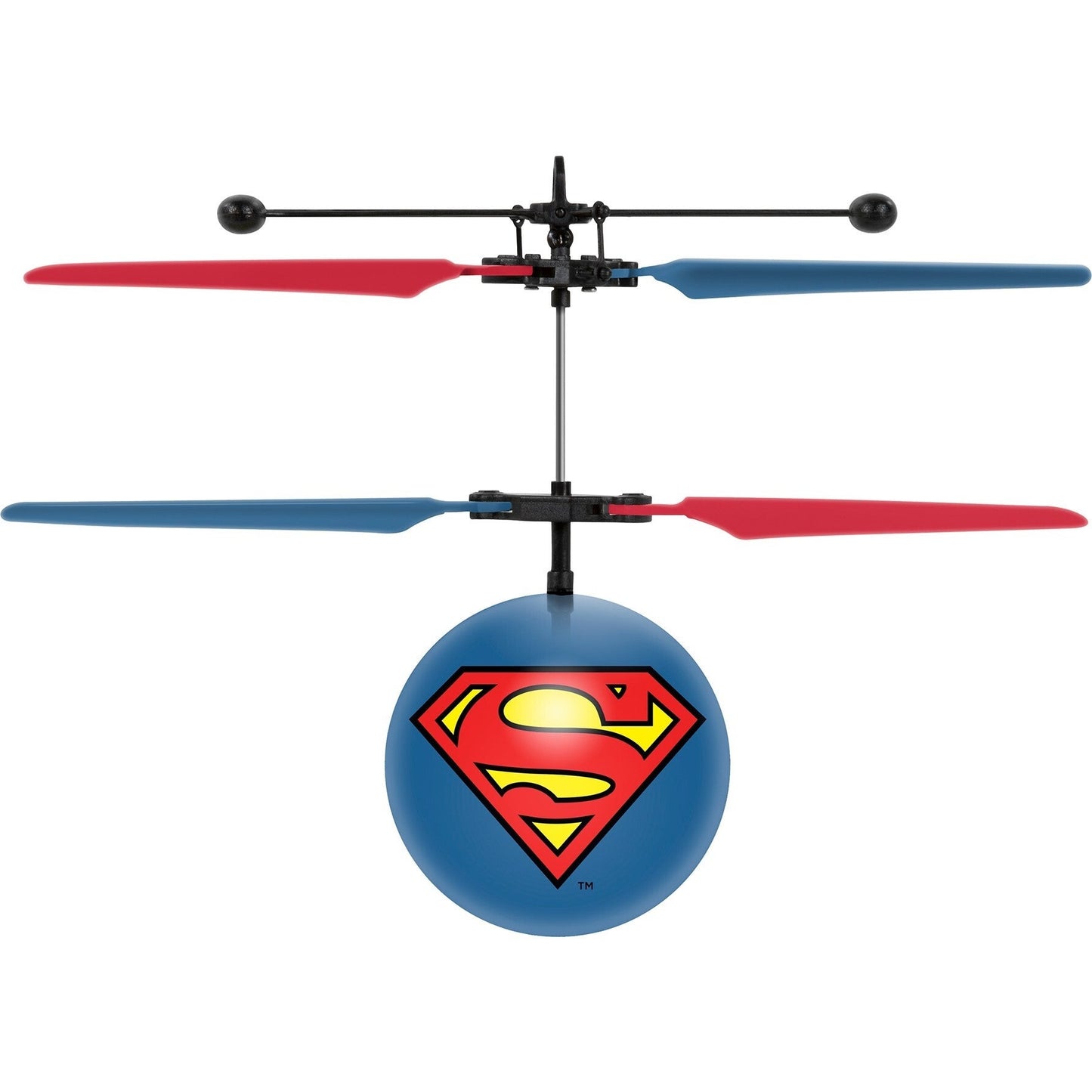 Helicóptero con forma de ovni de Superman de la Liga de la Justicia de DC con infrarrojos de World Tech Toys