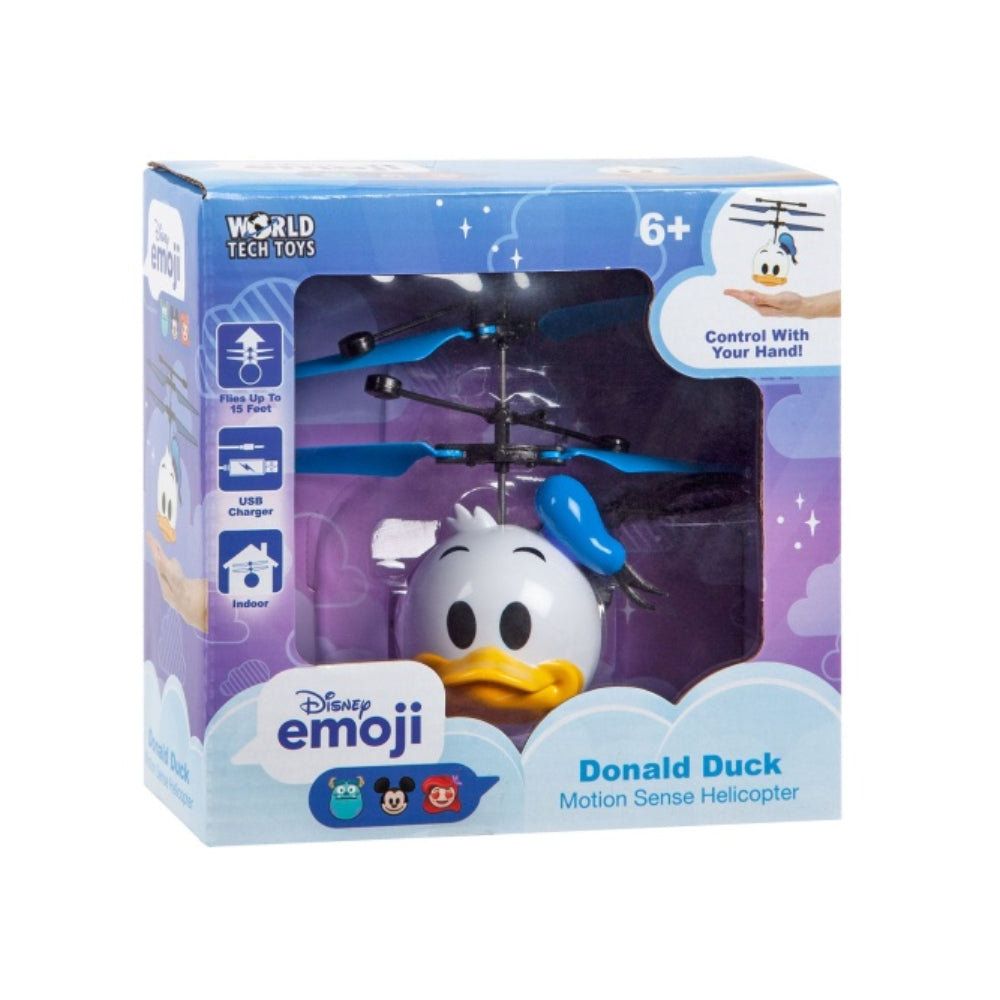 Disney Emoji Donald Duck Motion Sensing IR UFO Ball Helicopter