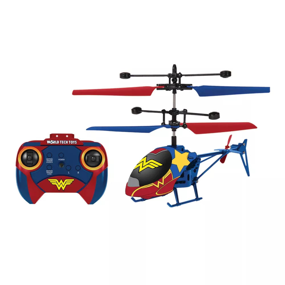 Helicóptero de infrarrojos de 2 canales de la Mujer Maravilla de DC de World Tech Toys