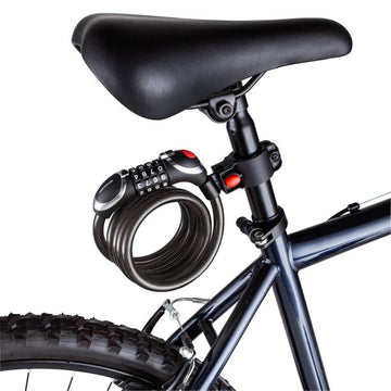 Schwinn 12mm Combo Lock with Light & Mounting Bracket - Black