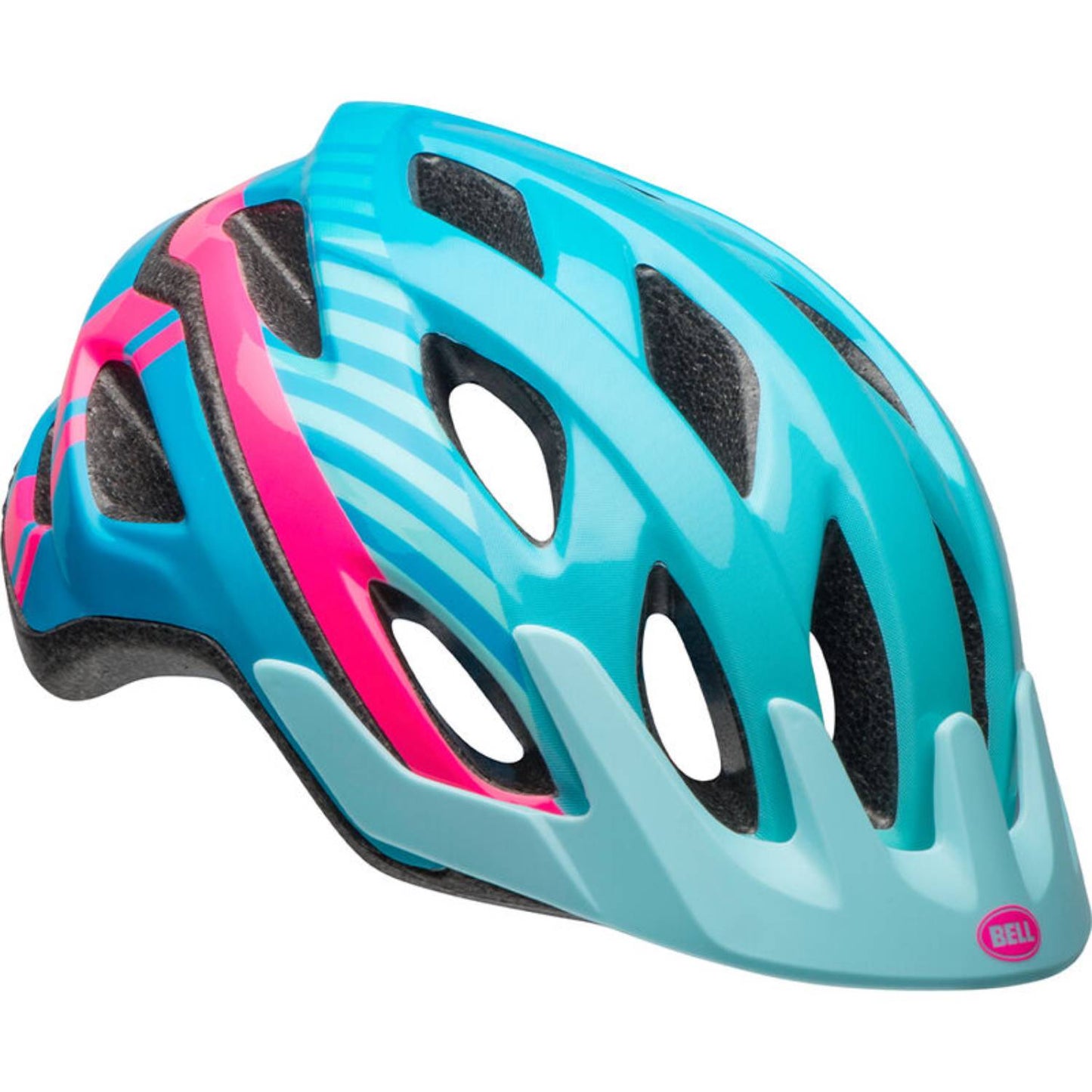 Casco de bicicleta juvenil Bell Cadence - Azul neón