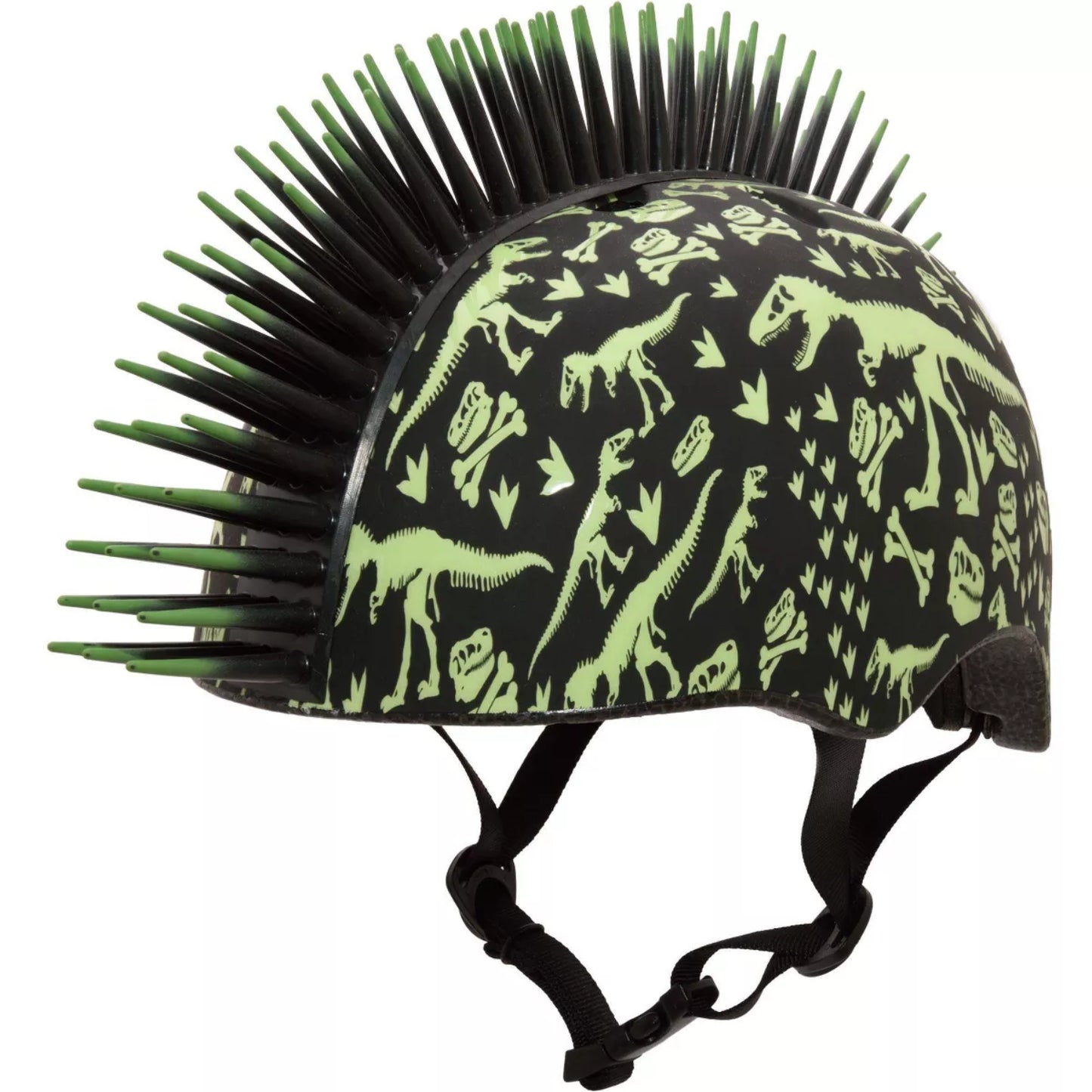 Raskullz T-Rex Bonez Toddler Helmet - Black/Green