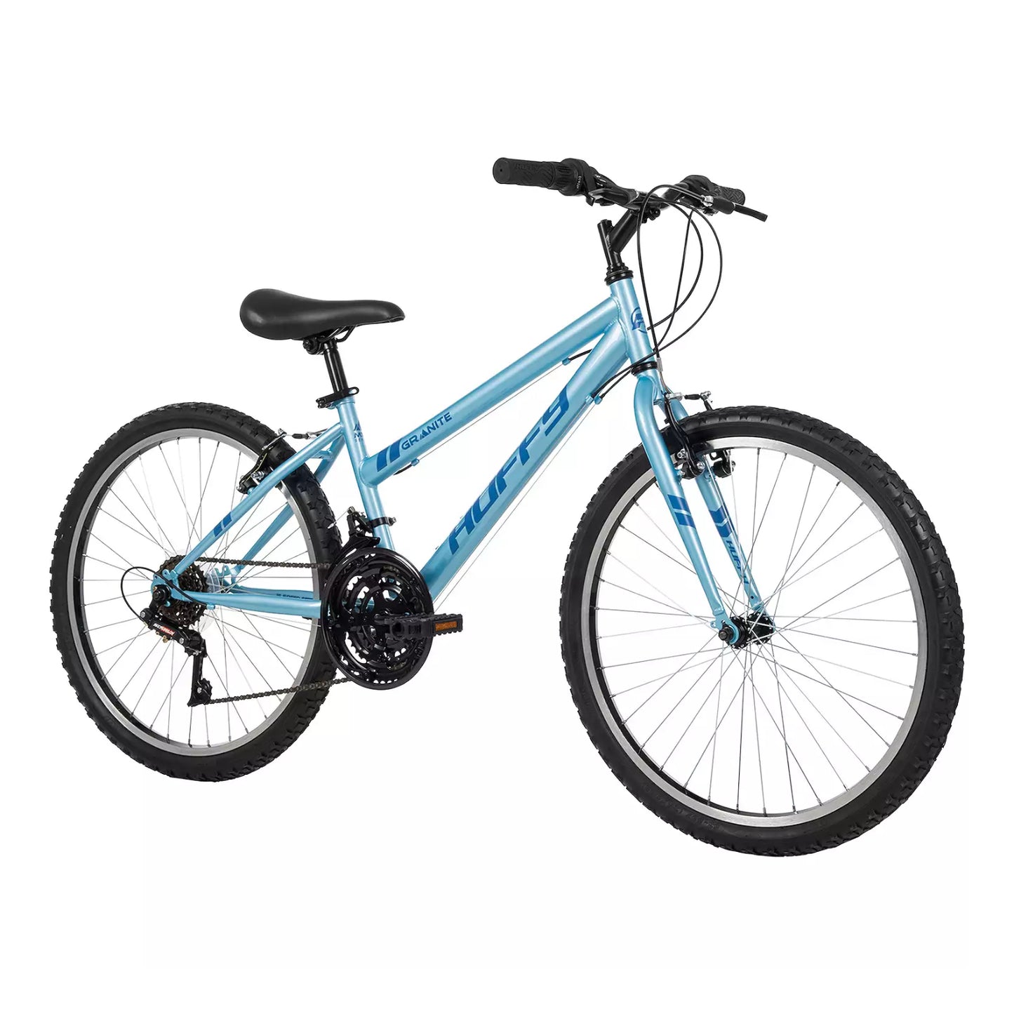 Bicicleta de montaña para niñas Huffy Granite de 24", color azul