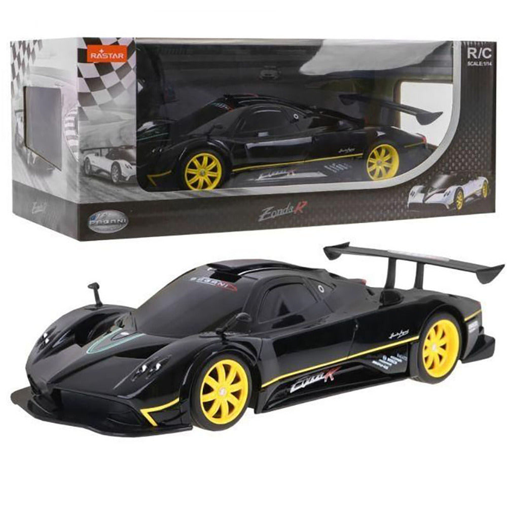 Raster 1:14 Pagani Remote Control Toy Car, Black