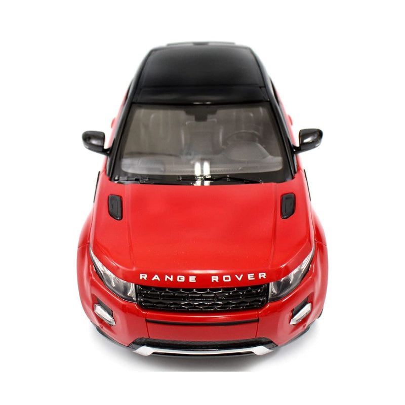 Coche de juguete a control remoto Range Rover Evoque, color rojo, escala 1:14