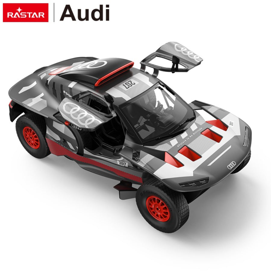 Coche de juguete a control remoto Audi RS Q e-tron Rastar RC 1:14 - Gris