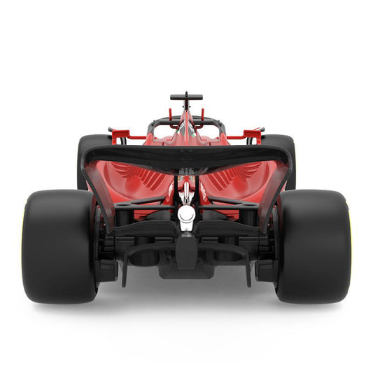 Coche de juguete a control remoto Ferrari F1-75, escala 1:18, color rojo