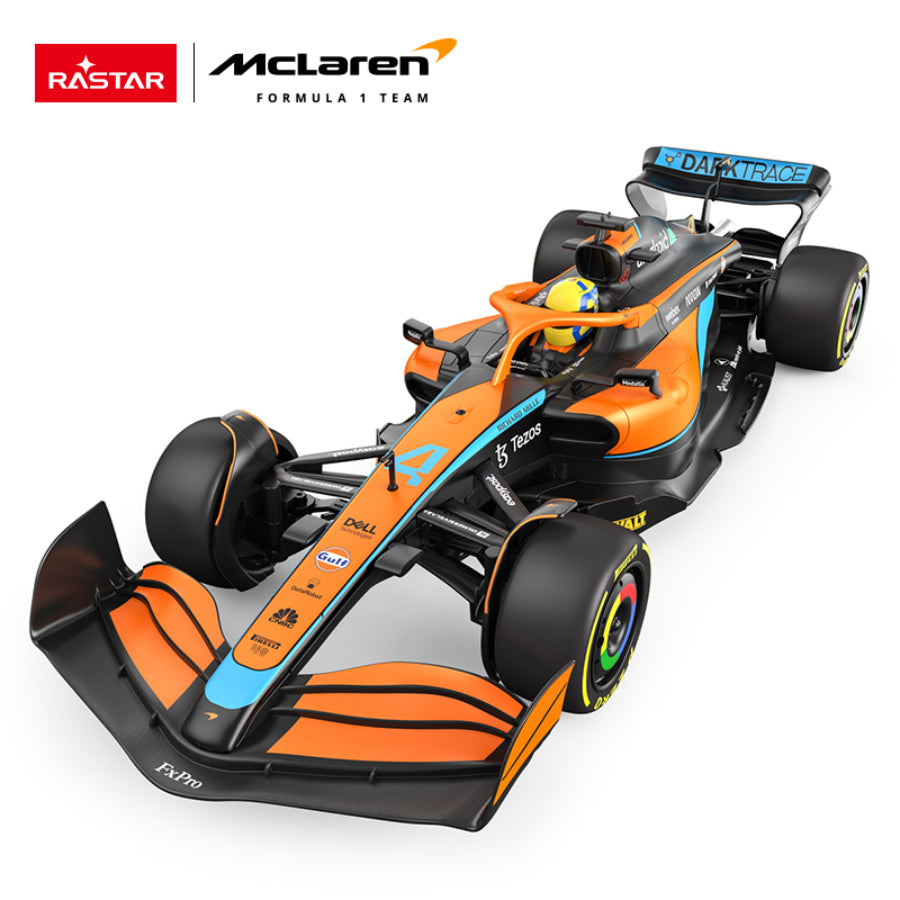 Coche de juguete a control remoto McLaren F1 MCL36 Rastar RC 1:12 - Naranja