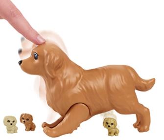 Juego de cachorros recién nacidos de Barbie (14 piezas)