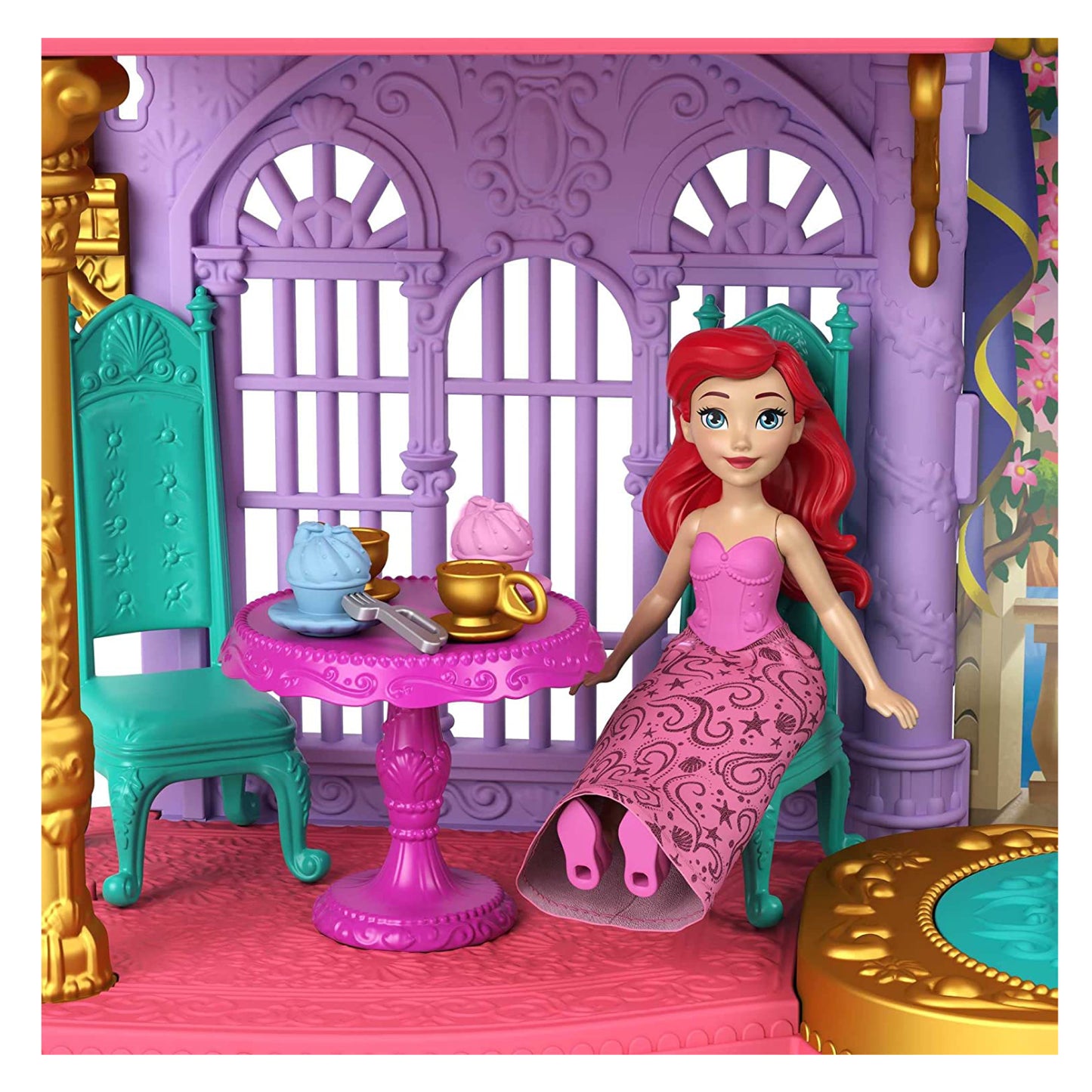 Disney Princess Arielâ€™s Land and Sea Stacking Castle Playset