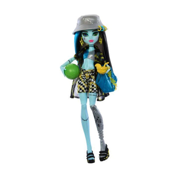 Muñeca de moda Frankie Stein de la Isla Scare-Adise de Monster High con traje de baño y accesorios