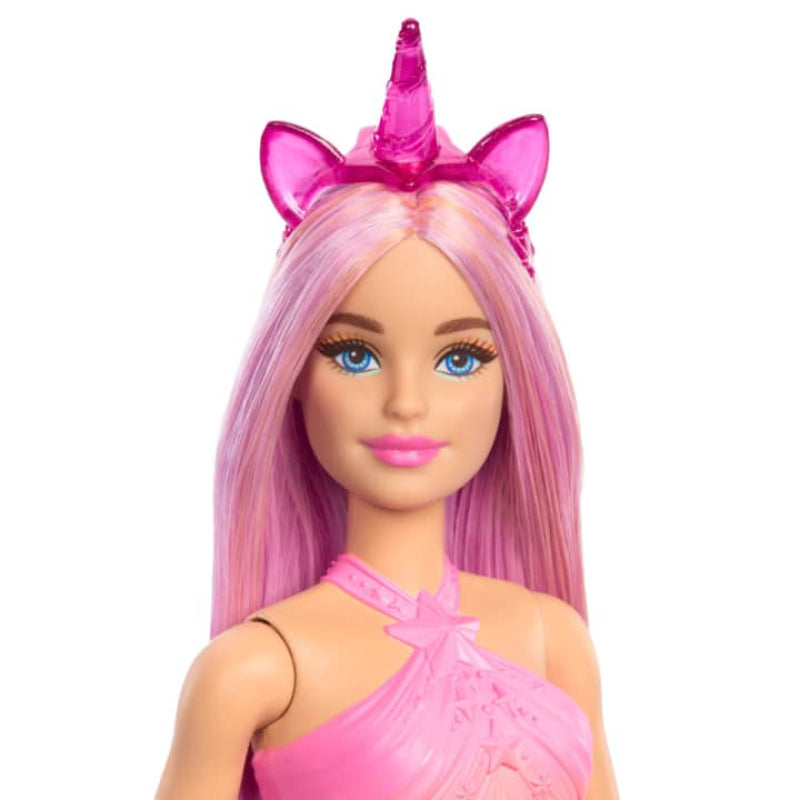 Muñeca Barbie Unicornio con Cabello Rosa