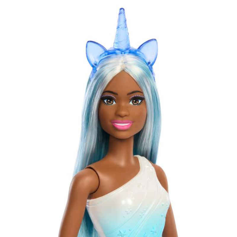 Muñeca Barbie Unicornio con Cabello Azul