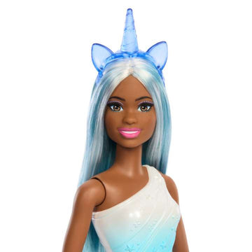 Muñeca Barbie Unicornio con Cabello Azul
