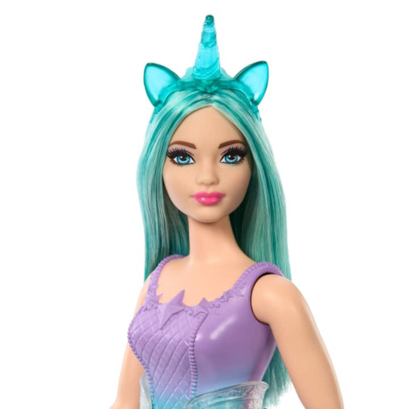 Barbie Unicorn Doll with Green Hair