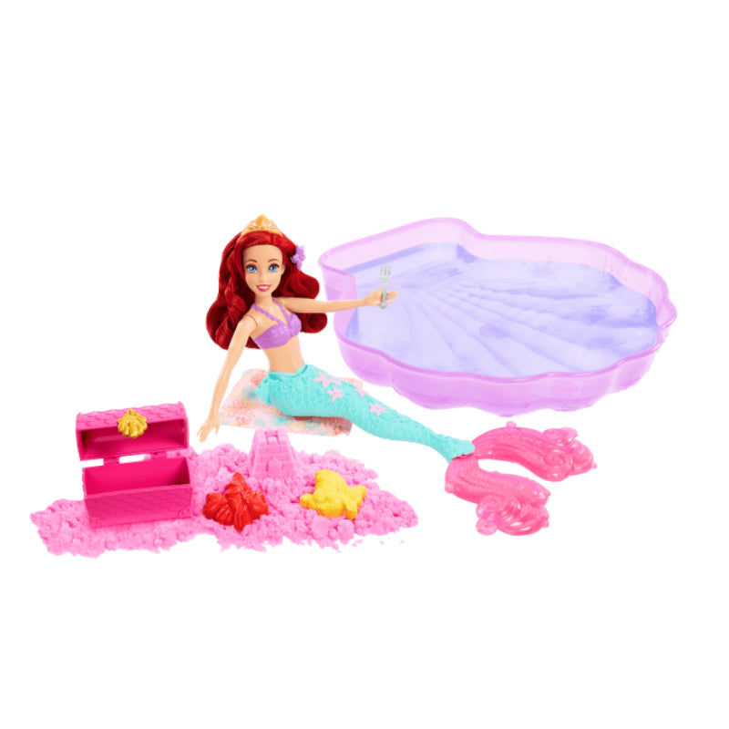 Muñeca Ariel de la princesa Disney, set de piscina y accesorios