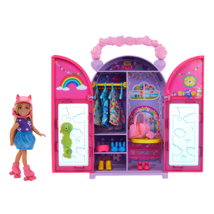 Barbie Chelsea Doll, Closet Toy Playset & Accessories