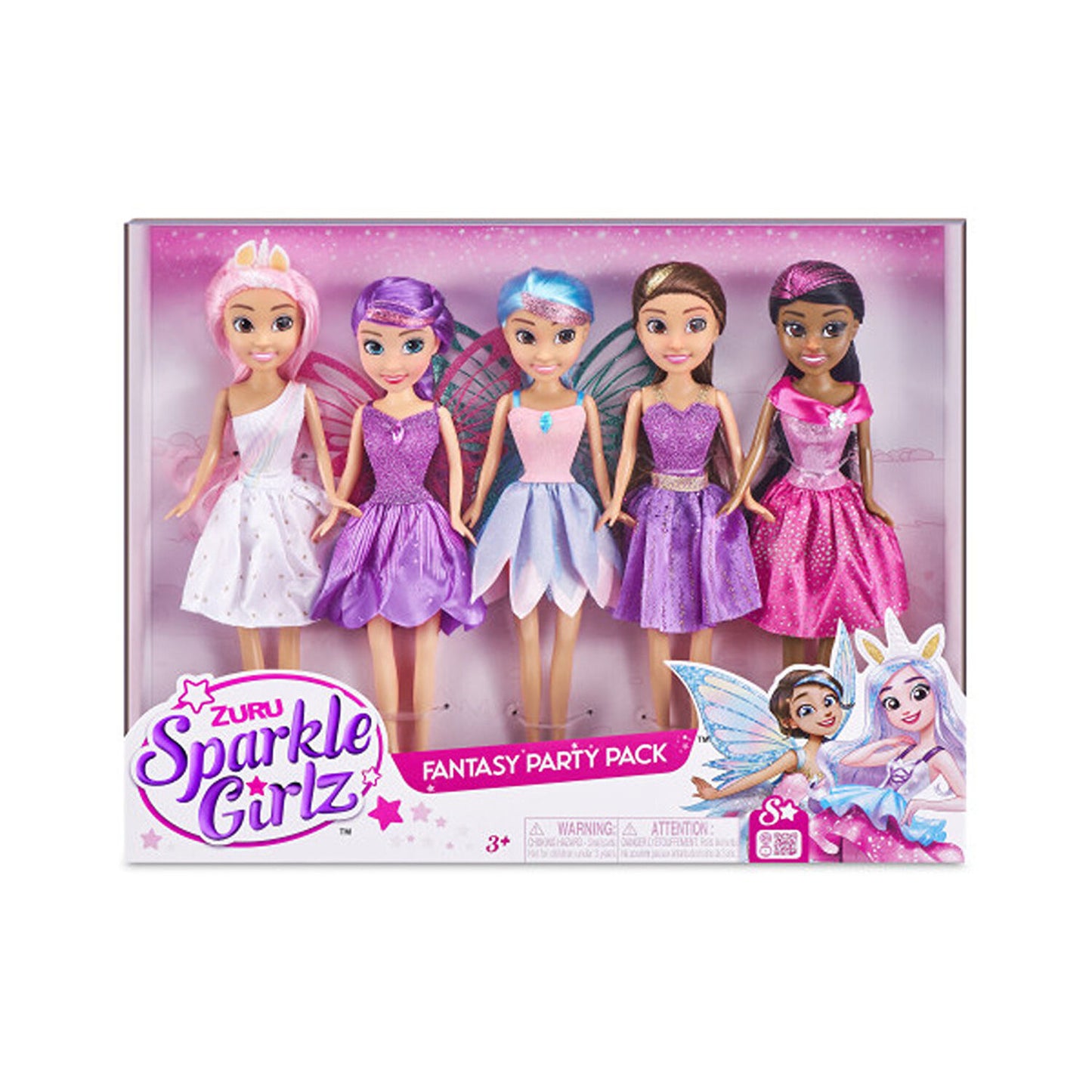 Sparkle Girlz Fantasy 10.5" Dolls (Set of 5 )