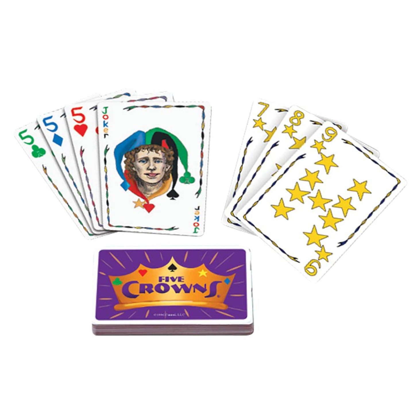 PlayMonster Five Crowns Rummy Style Card Game