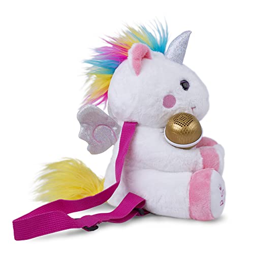 Mochila de peluche con karaoke y micrófono Sing-Along Crew de The Singing Machine - Uniqueen