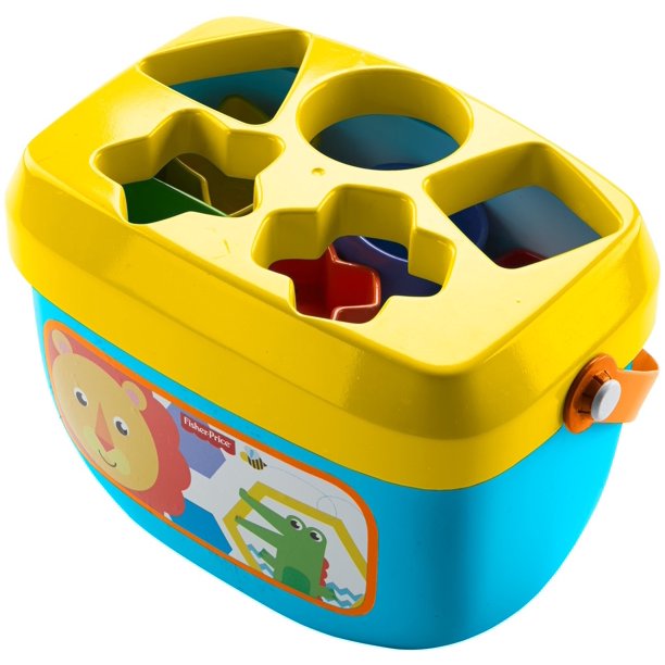 Set de primeros bloques para bebés de Fisher-Price: juguete para clasificar formas