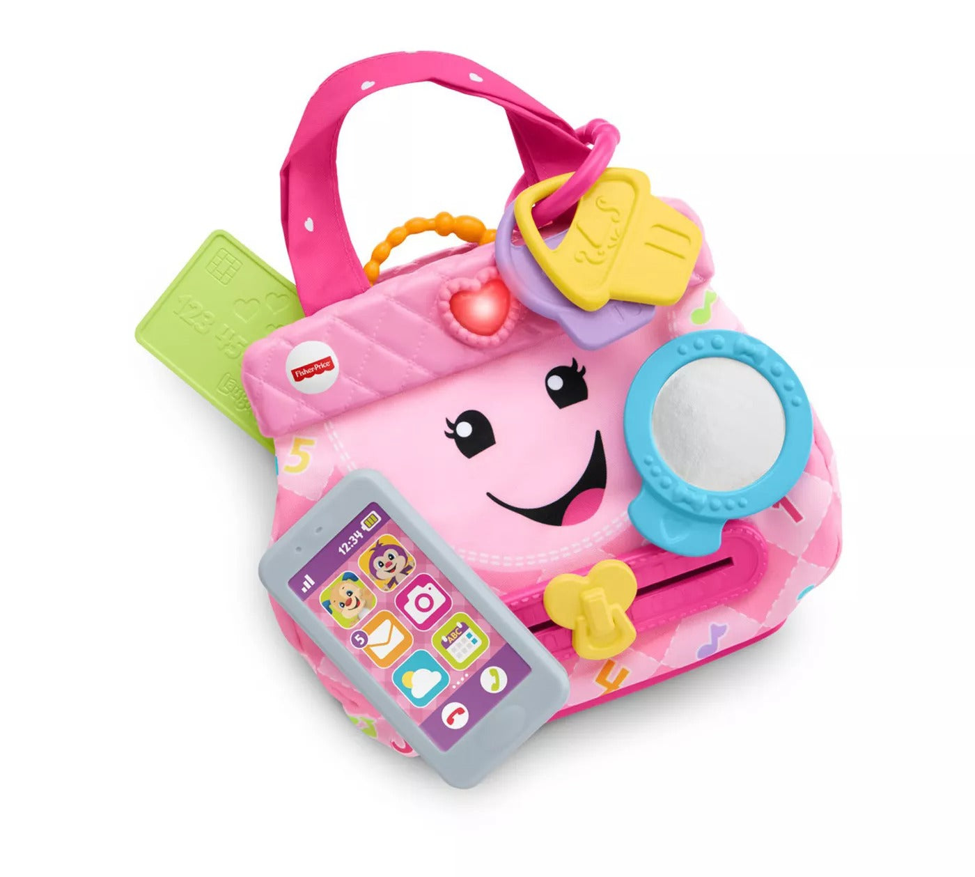 Juguete de aprendizaje con luces y música Mi monedero inteligente Laugh &amp; Learn de Fisher-Price