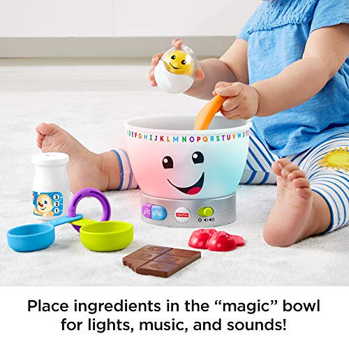 Fisher-Price Laugh 'N Learn Magic Color Mixing Bowl Toy Set (7-Pieces)